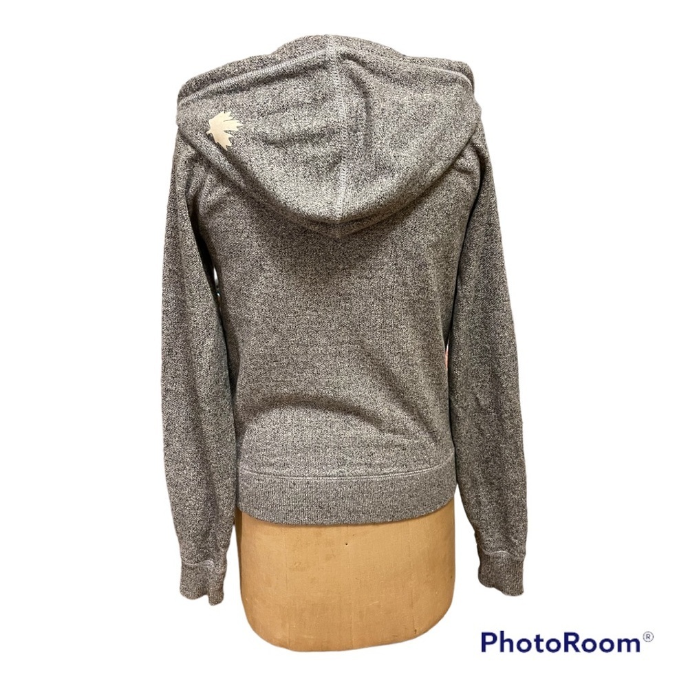 Roots | Speckled Grey Front Zip Hoodie - Picture 3 of 5